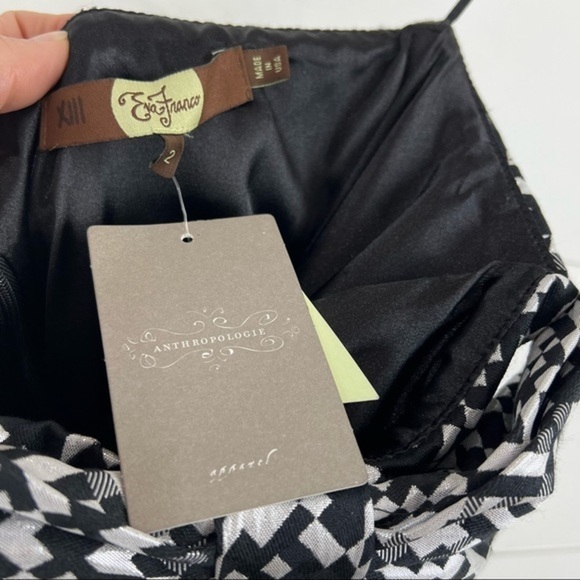 NEW Eva Franco Anthropologie 2 FIFI Metallic Strapless Party Dress - Picture 5 of 9